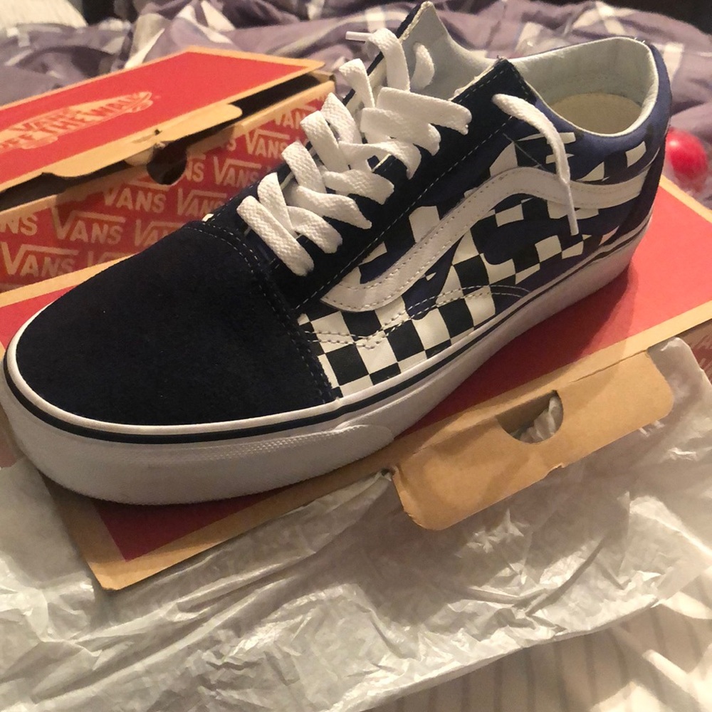 VANS OFF THE WALL OLD SKOOL CHECKER FLAME